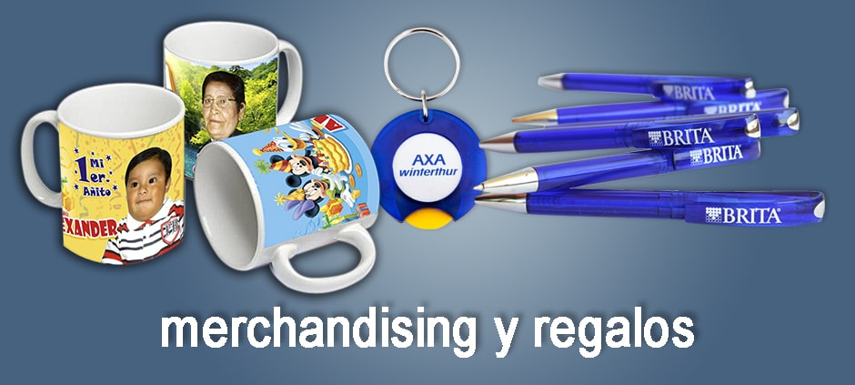 merchandising y regalos